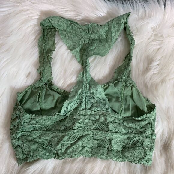 Intimately Free People Moss Green Bralette Sz XS - Picture 7 of 7